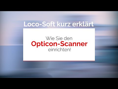 Wie Sie den Opticon-Scanner einrichten!