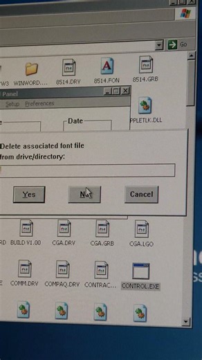 Can the Windows 2.0 control panel work with the universally despised Windows XP in the BACKROOMS