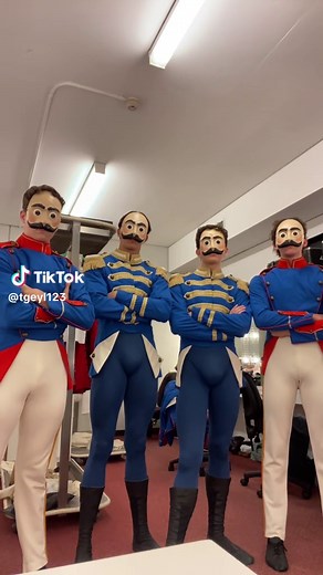 Professional Ballet Dances Backstage and Onstage