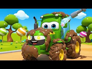 🚗💦 Rayo McQueen y el Lodo Divertido | Canciones Infantiles | Música para Niños 🎵 Rondas Infantiles