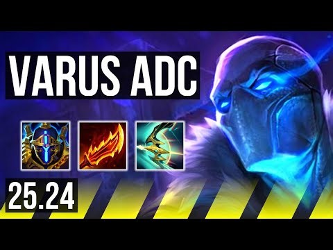 VARUS & Milio vs YUNARA & Karma (ADC) | KR Master | 25.24