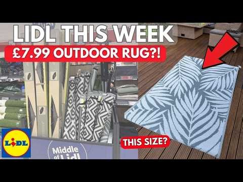 Lidl Middle Aisle Garden Week… £7.99 Outdoor Rug?! (It’s Huge)