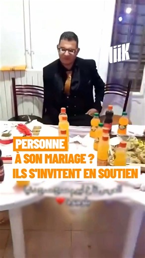 💍🇩🇿 Personne à son mariage, ils s’invitent en soutien. Salah, jeune homme originaire de Merouana, en Algérie, voit son mariage prendre une tournure inattendue. Après la diffusion d’une vidéo sur les réseaux sociaux, son histoire suscite rapidement une forte mobilisation. Des habitants de la région, puis des Algériens venus de plusieurs villes, se mobilisent à leur tour.