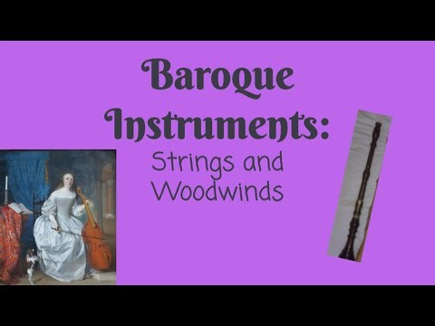 Baroque String and Woodwind Instruments Intro for Kids