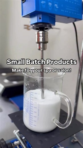 Small batch products are crafted in limited quantities by cosmetic formulators and makers, resulting in fresher, higher-quality skincare, haircare, and body care products. These batches are often made in small cosmetic labs, allowing for greater control and customization. Because smaller amounts are produced, ingredients can be purchased in lower minimum quantities, making it much more accessible and affordable than investing in bulk drums that cost thousands of dollars. This opens the door for 