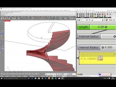 Lesson n00 - Grasshopper - SpiralStaircase