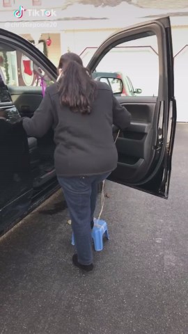 DIY Truck Step Stool for Easy Access | Funny Mom Moment