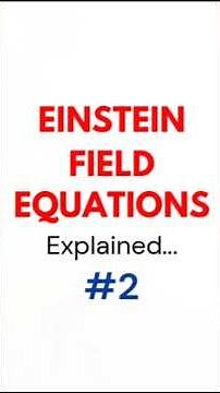 Introduction to Einstein Field Equations | Einstein Field Equations Explained #shorts