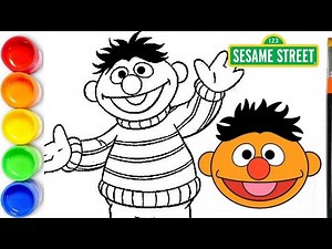 How to draw Ernie - Sesame Street Drawing