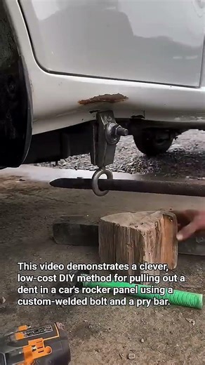 $0 Fix for Car Dents? This is Brilliant! #carcare #carhacks