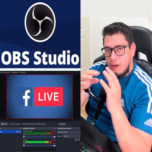 263K views · 7.4K reactions | Programa para Grabar la Pantalla y Transmitir en Vivo por Facebook y Youtube con Varias Cámaras y Micrófono GRATlS. #obsstudio #tutorial #educacion #SoftwareLibre #pc | PC fácil Digital | Facebook