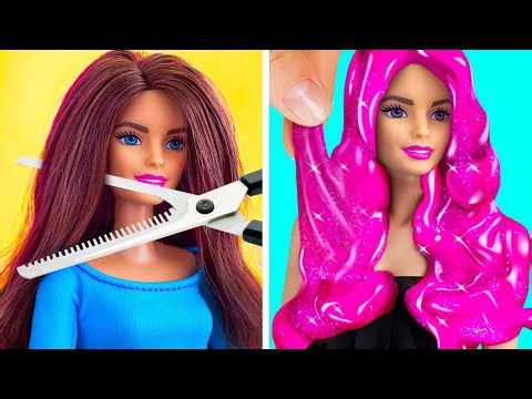 Fantastici trucchi e lavoretti per la bambola Barbie 😍🎎 I migliori lavoretti per ragazze