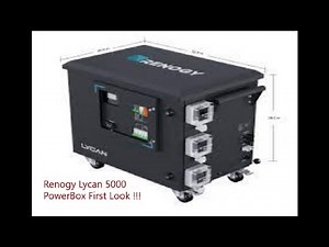 Renogy Lycan 5000 PowerBox First Look!!! Part 1