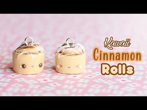 Kawaii Cinnamon Rolls │ Polymer Clay Tutorial