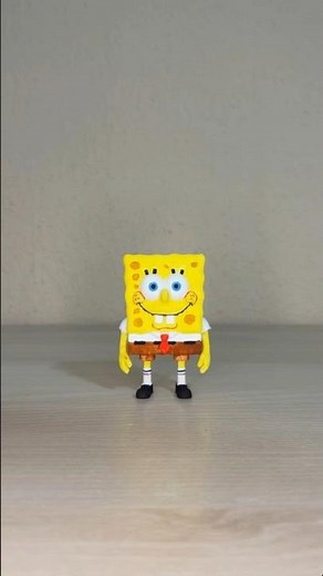 DIY SpongeBob Figur aus dem 3D-Drucker 🤯 (Selbst gemacht & bemalt) #spongebob #3ddruck