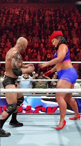 💥WWE2K25 – The Rock vs. Sonali 🎮Iron Man Match🔥Intergender Wrestling Gameplay💪(Part-28)#Shorts