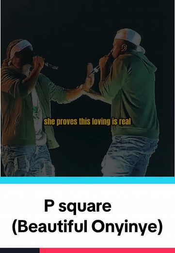 P Square - Beautiful Onyinye Lyrics Video