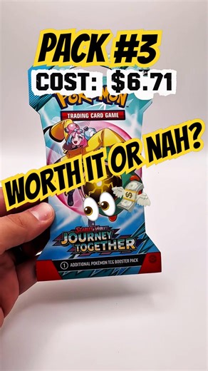Journey Together Pack (3) rip🔥Did it pay for itself?💸👀#pokemoncards #TCG #pokemon #cartaspokemon