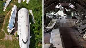 Plane ‘boneyards’ where millionaires dump their private jets