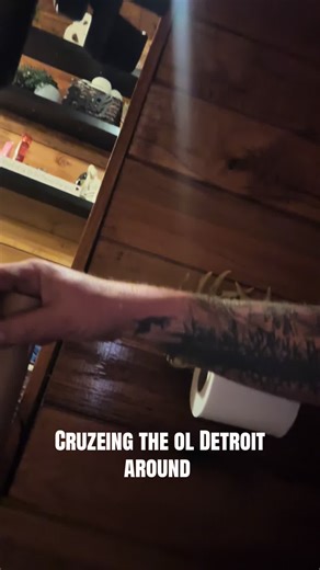 Cruising Detroit in a Peterbilt 389