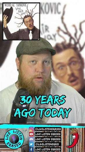 BAD HAIR DAY turns 30 today! #music #shorts #onthisday #weirdalyankovic #badhairday