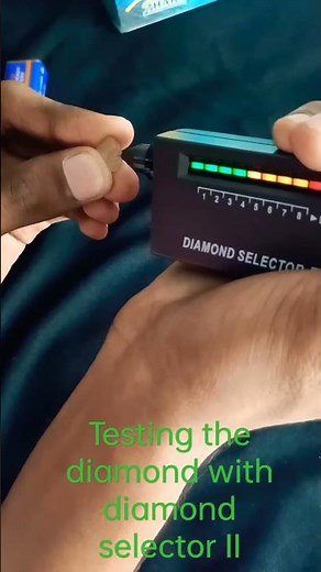 Testing real quartz gemstone with diamond selector II Tool (Episode 1)