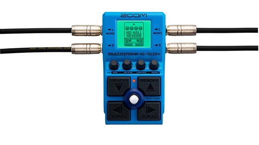 Is the Zoom MS-70CDR  MultiStomp 2024's compact multi-effects pedal bargain?