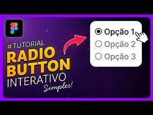 Como criar um Radio Button Simples | Tutorial Figma