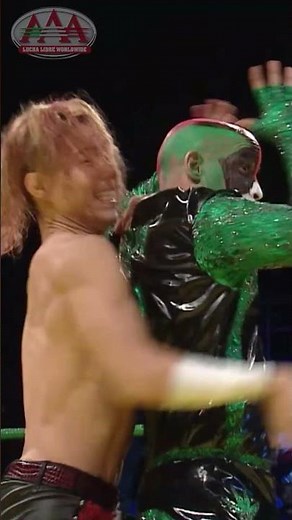 Fantástica secuencia de #Takuma. #luchalibreaaa