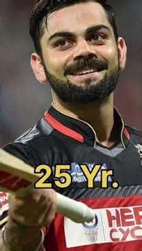 Virat Kohli Age Transformation (1988–2026) 🏏 From Child to Cricket King | Then vs Now #shorts