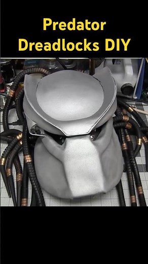 Predator Dreadlocks Tutorial #cosplay #shorts