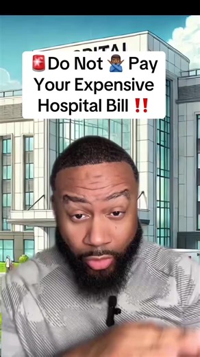 😱Do Not Pay Your Expensive Hospital Bill‼️ #hospital #bills #greenscreen #moneyhacks #savemoney