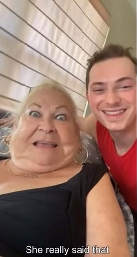 Lance Take Picture With His Grandma Reuploaded