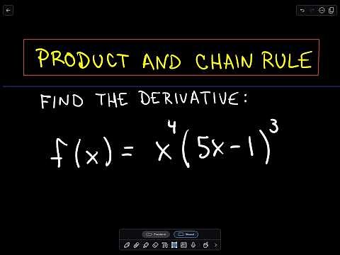 ❖ Product Rule and Chain Rule Example ❖