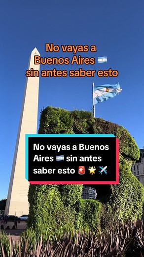Consejos importantes para viajar a Buenos Aires, Argentina