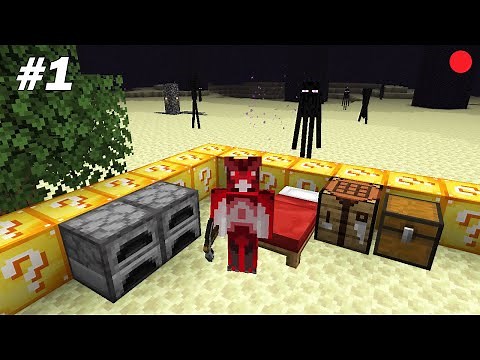 Début d'une nouvelle survie seulement dans l'Ender! Minecraft Ender Ep1