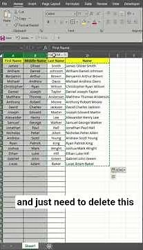 Text split & Textjoin are very cool #excel #spreadsheetmagic #exceltips