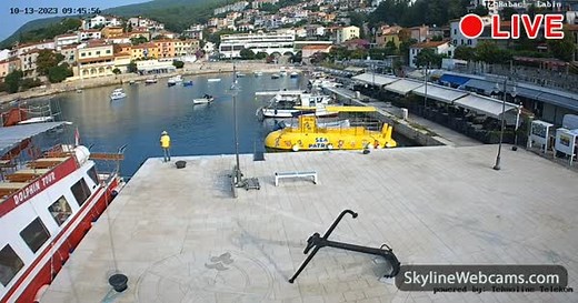 【LIVE】 Webcam Rabac – Kroatien | SkylineWebcams