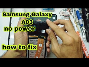 Samsung Galaxy A03, A02 No power/ How to fix