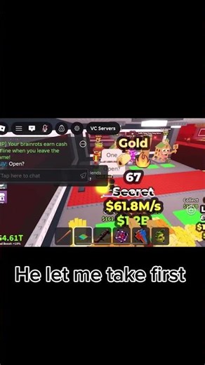 Part 4 taking first and not scamming #stealabrainrot #roblox #robloxscripts #robloxyt