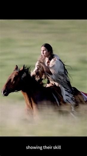 🚂 Native warrior races against a train ⚔️ | Hell on Wheels#shorts