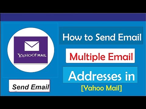 How to send email to multiple email addresses in yahoo mail