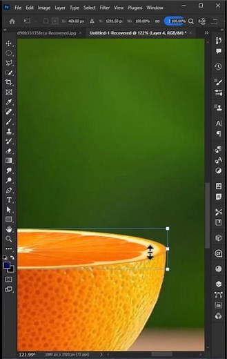 Transparent Orange Effect in Photoshop | Easy Tutorial 🍊✨