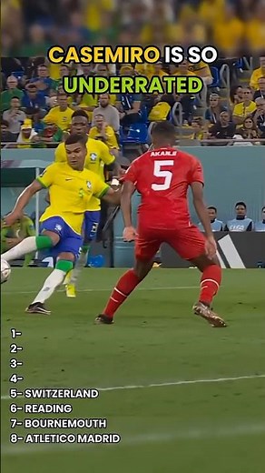Casemiro is so Underrated