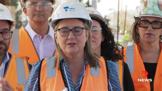 Jacinta Allan has faced the media at Pakenham this morning on first full day as premier of Victoria. She has doubled down on her commitment to controversial Big Build projects, insisting Suburban Rail Loop will be built as she turns her mind to a cabinet reshuffle. 7NEWS at 6pm | More local news: www.7news.com.au/news/vic #7NEWS | 7NEWS Melbourne