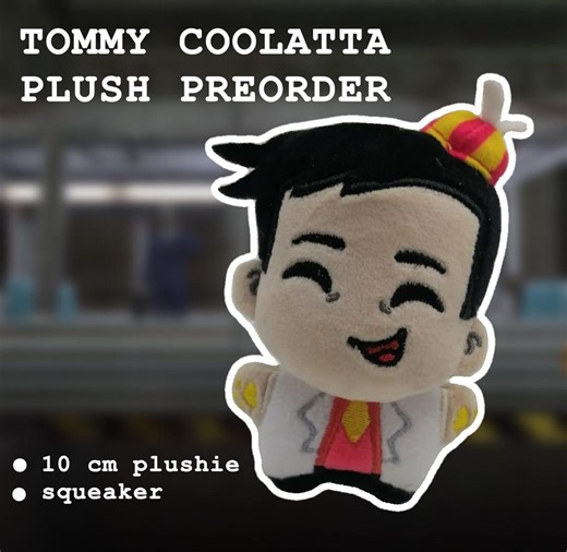 TOMMY COOLATTA 10cm Plush - Etsy