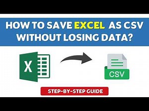 How to Convert Excel to CSV Without Microsoft Excel | Step by Step