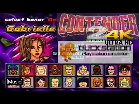 Contender 2 | Longplay PS1 Duckstation Emulator | All Characters Unlocked Part 2 [4KUHD]