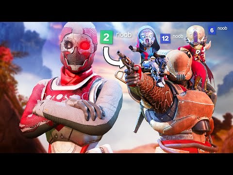 A Destiny Noob Asked Me to 1v1...So He Gets +1 Teammate Each Time He Loses