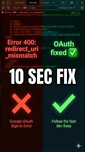 How to Fix Error 400: redirect_uri_mismatch (OAuth Guide) 🔧